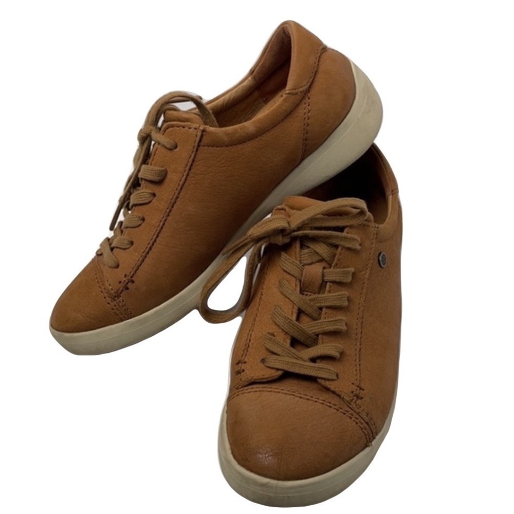 BUSSOLA Tan Leather Running Shoe